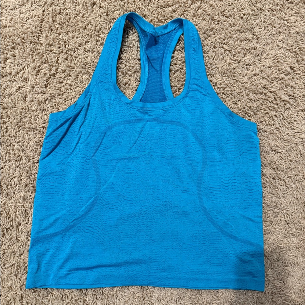lululemon athletica Bright Blue Racerback Tank